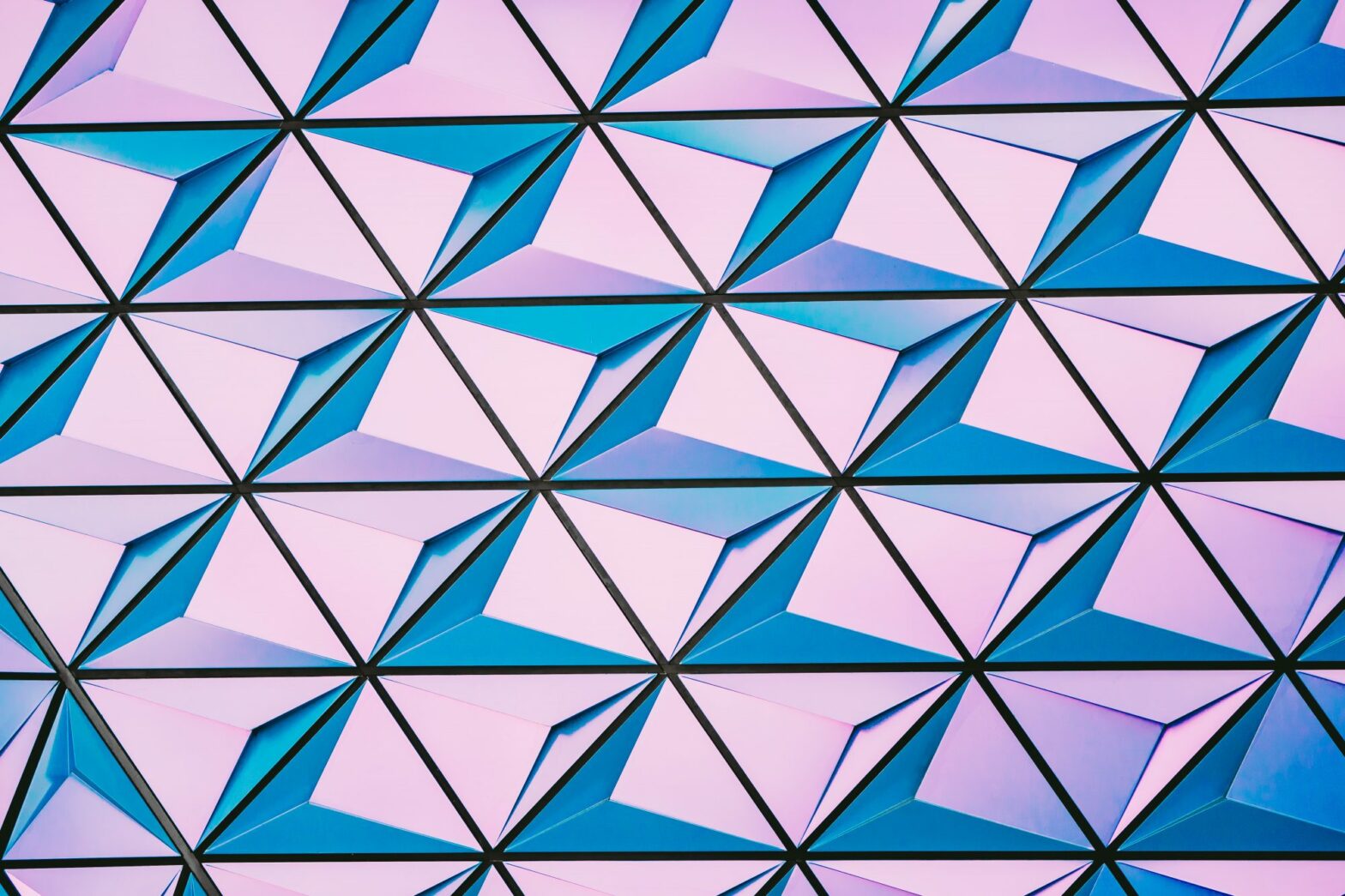 pink and blue abstract geometric shapes artwork