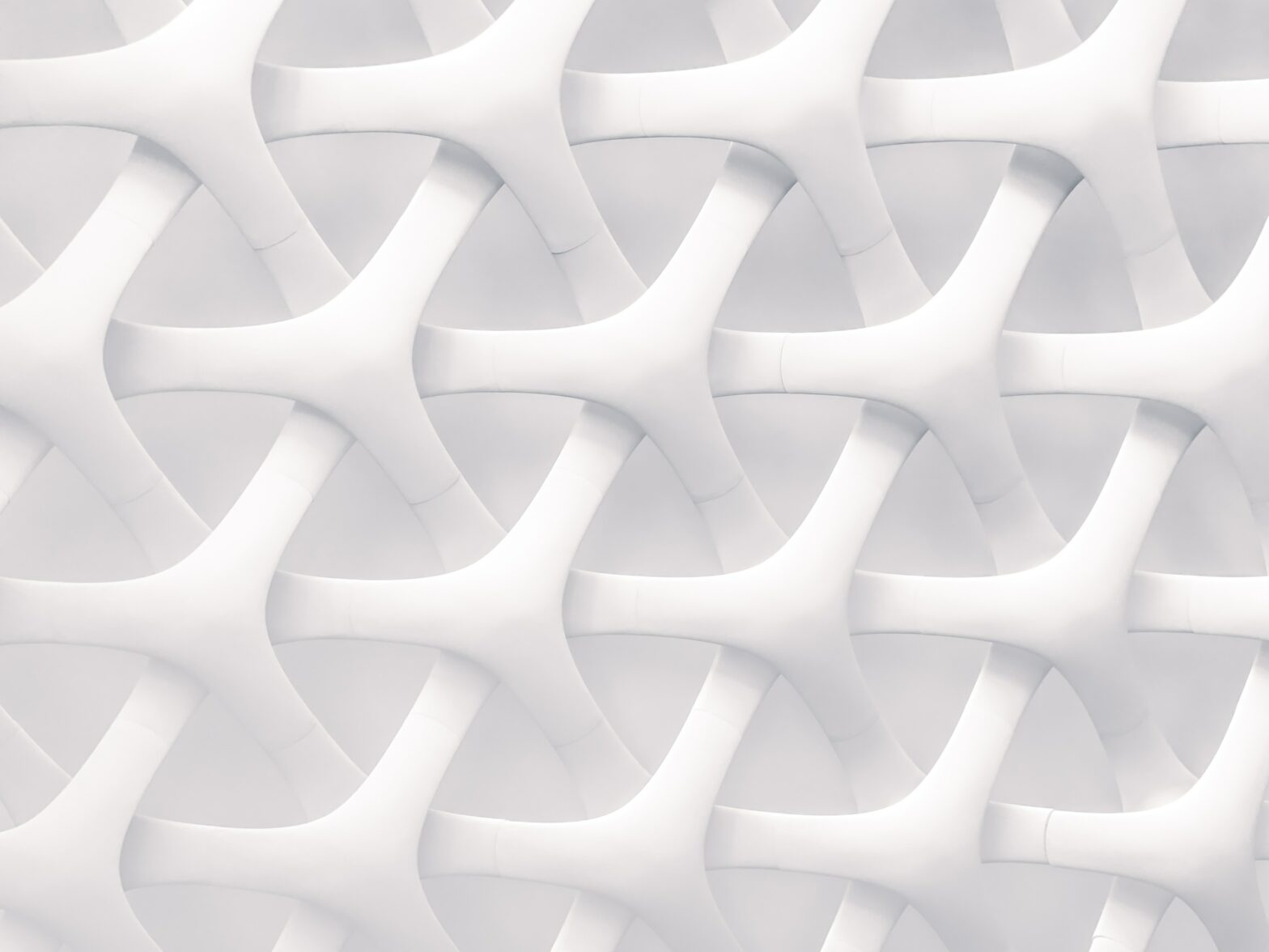 white 3D mesh