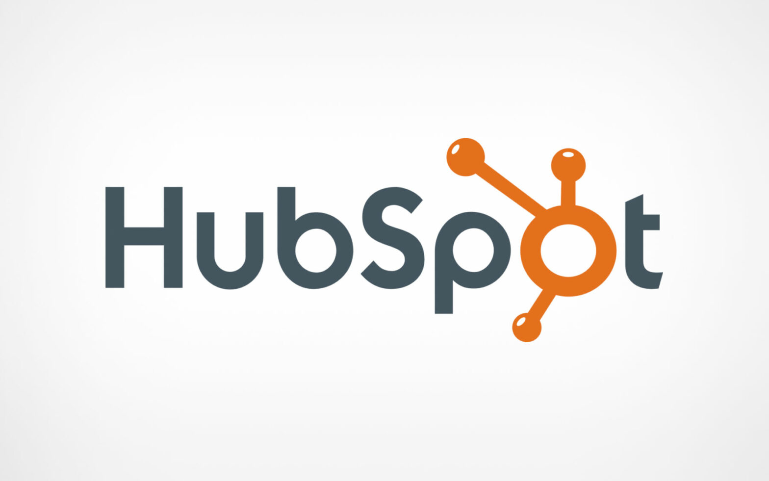 grey and orange HubSpot logo