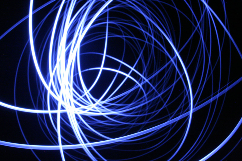 canva light drawing, blue, white circles