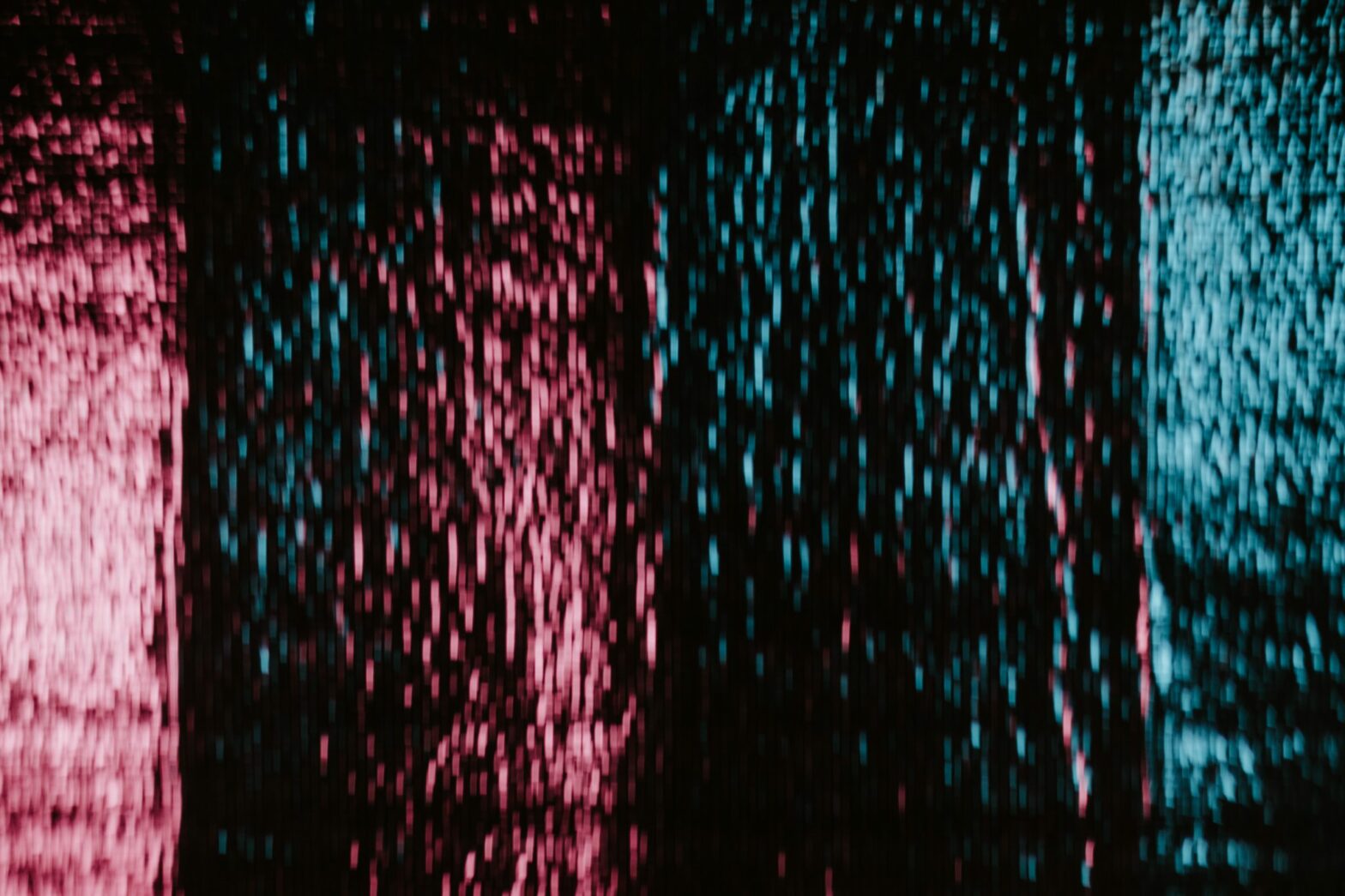 Pink, blue, black static design